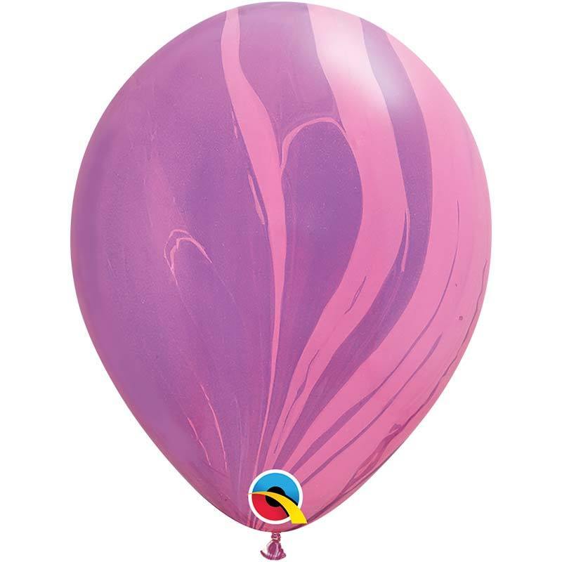 Pink & Violet SuperAgate Balloons