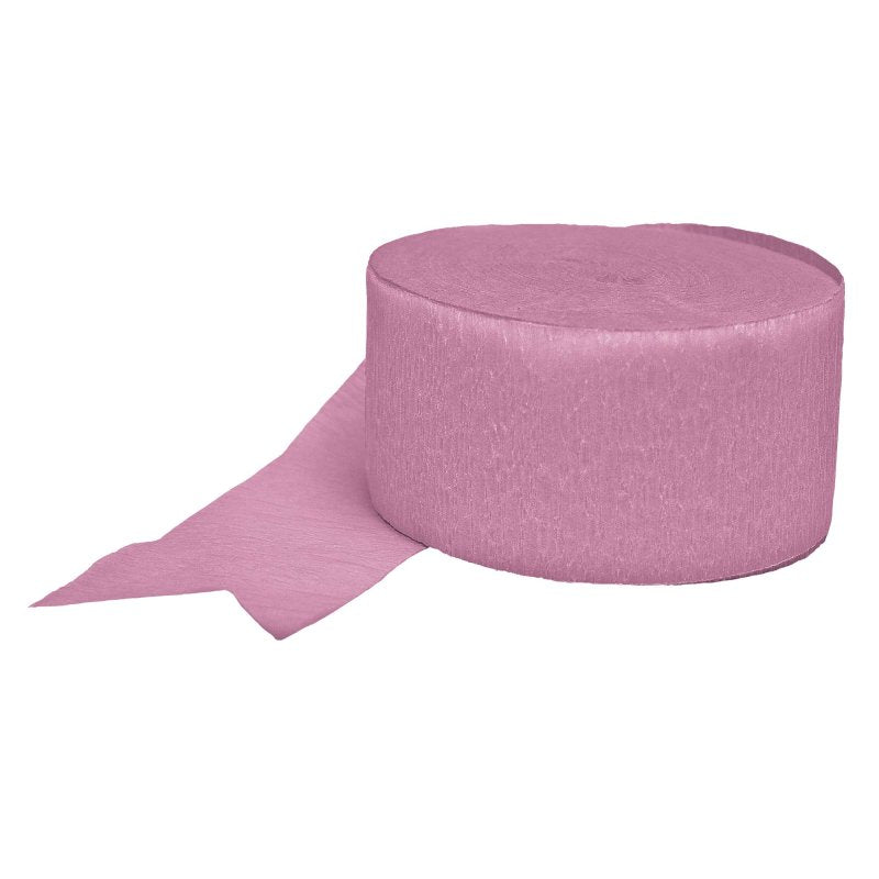 Pretty Pink Crepe Streamers