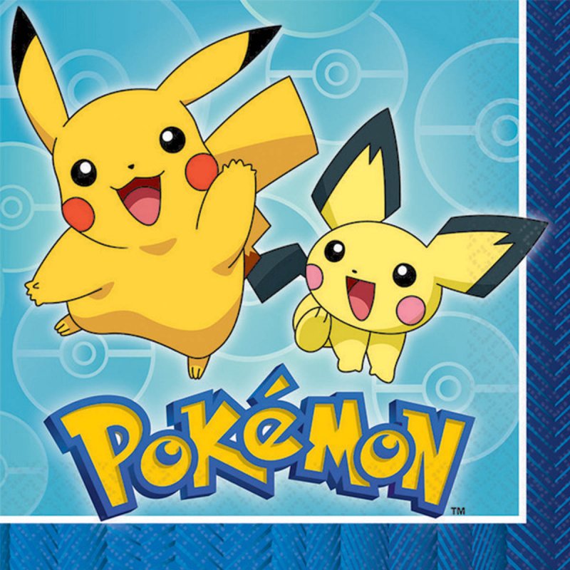 Pokemon Napkins 16pk