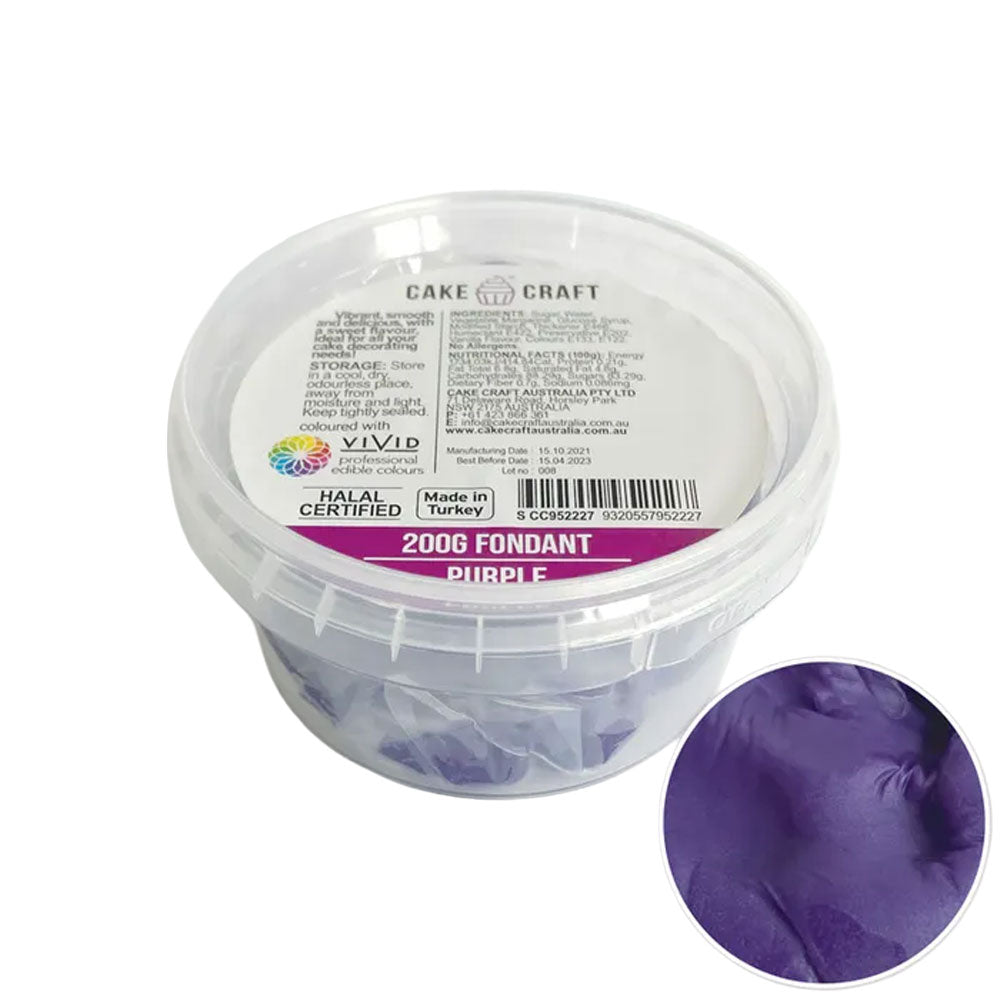 Cake Craft Fondant Purple 200g
