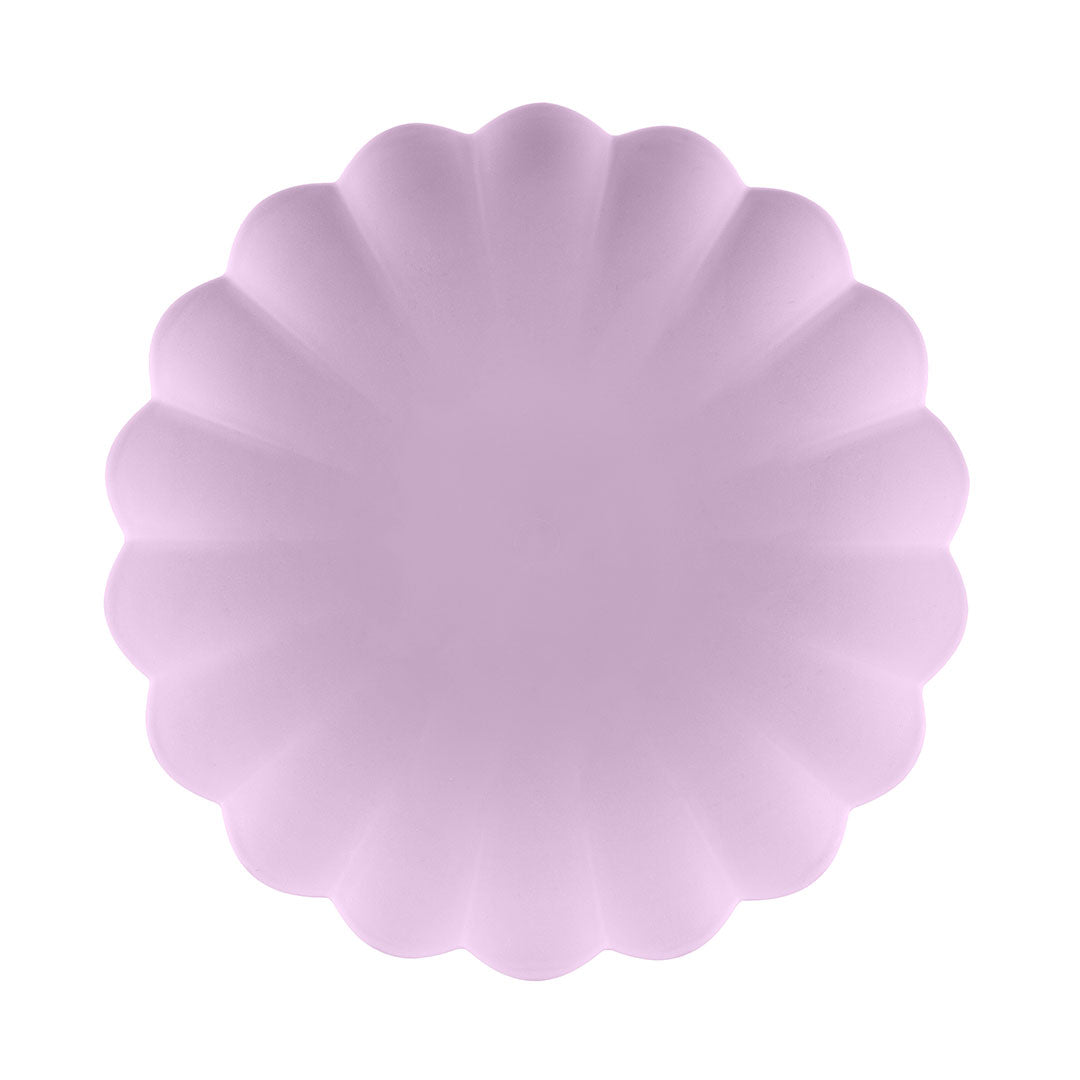 Violet Frill Reusable Plates 4pk