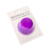 Purple Foil Baking Cups 50pk