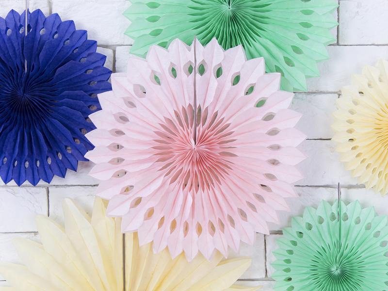 Light Pink Paper Fans