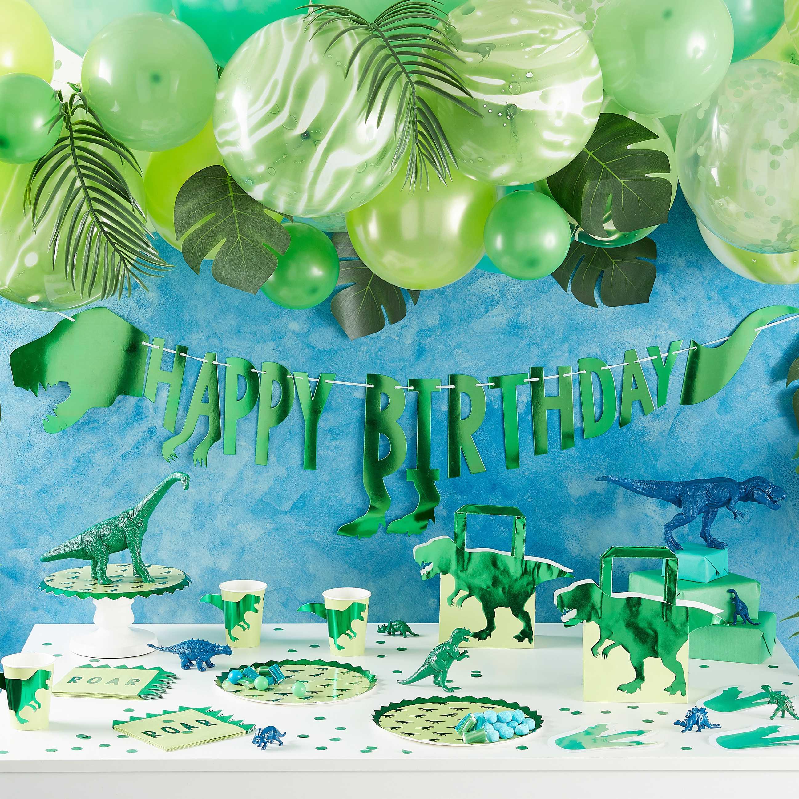 Happy Birthday Party Dinosaur Bunting
