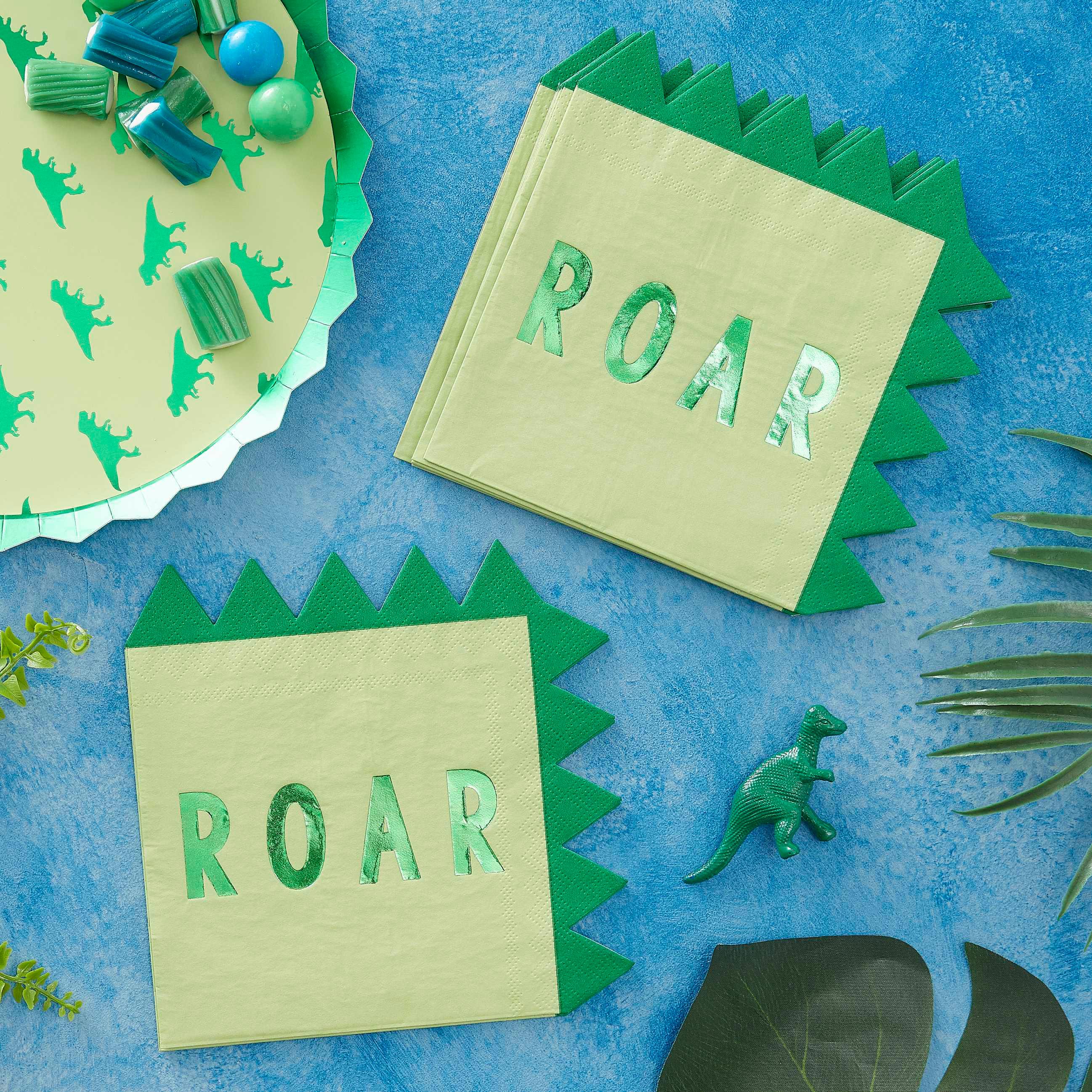 Roar Dinosaur Napkins 16pk