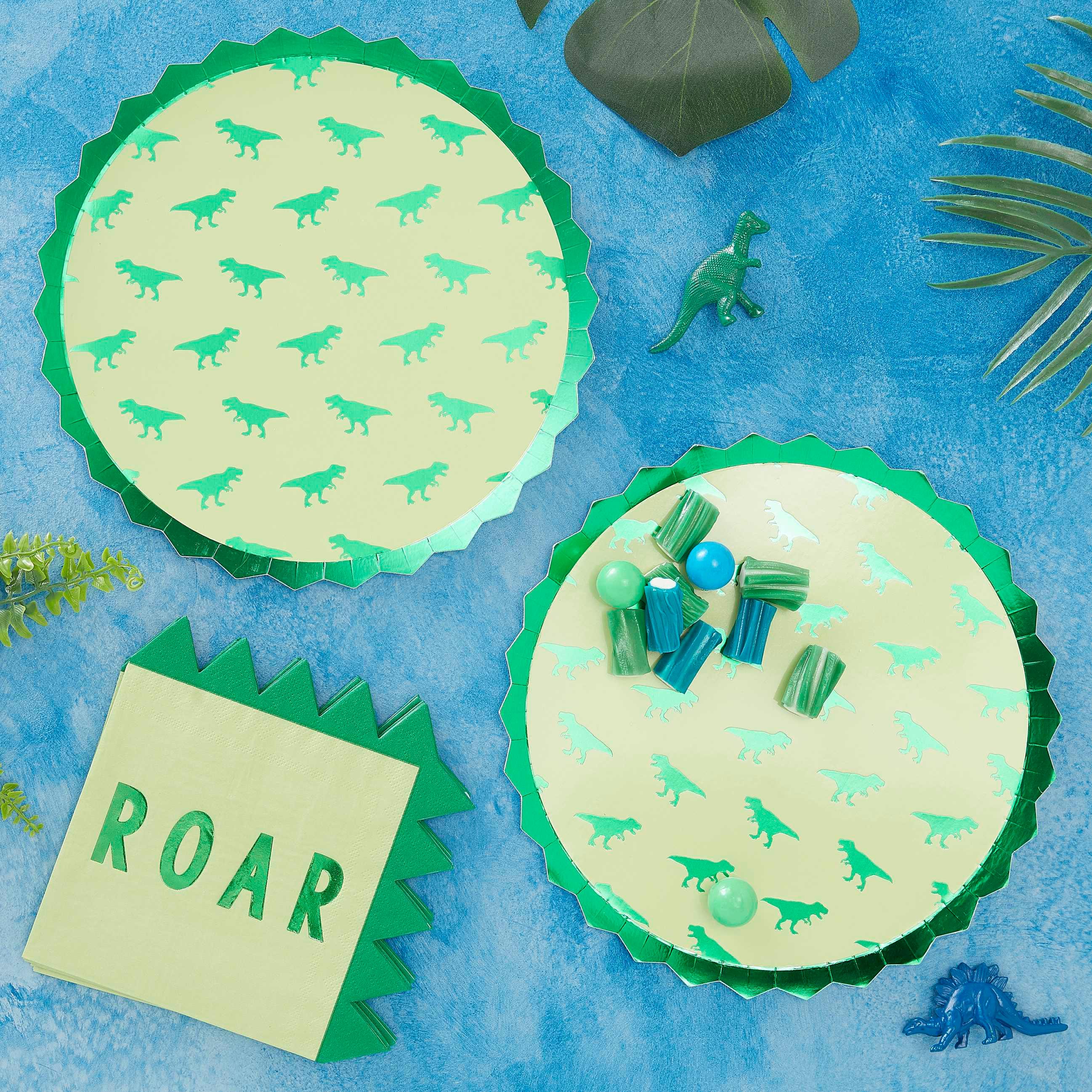 Roar Dinosaur Plates 8pk