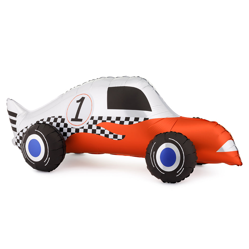 Large Racing Car Foil Balloon
