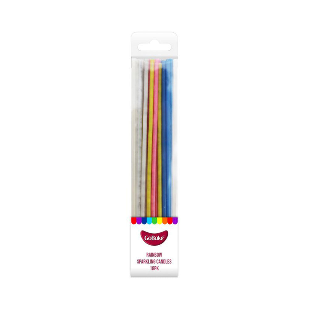Rainbow Sparkling Candles 18pk