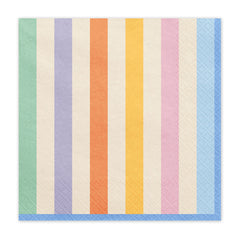 Colourful Stripe Napkins 20pk