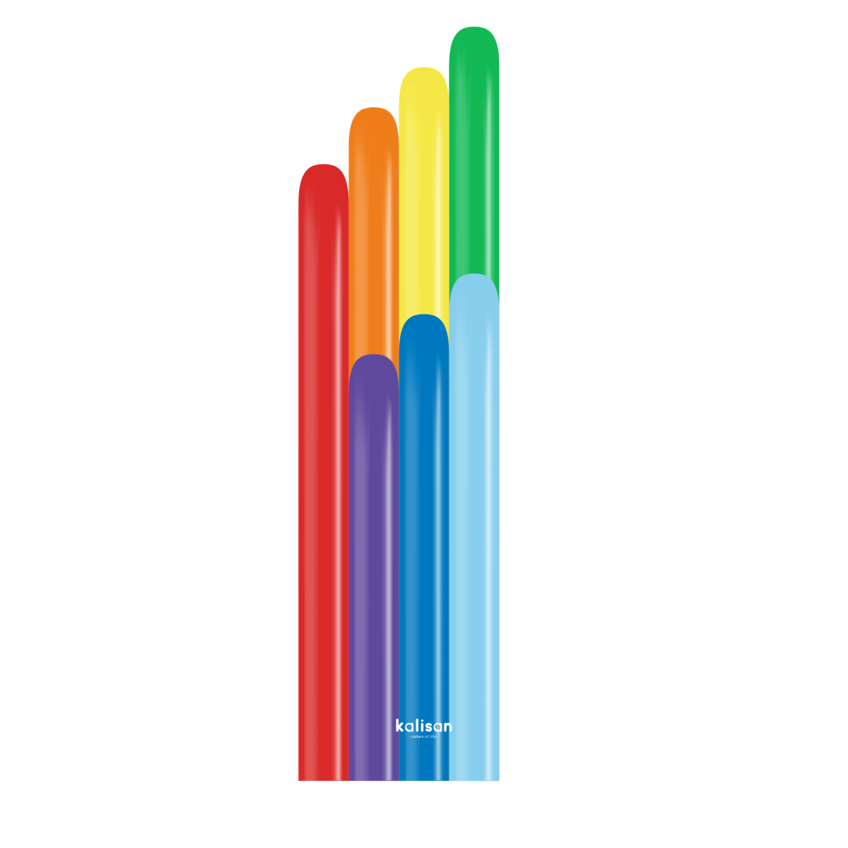 Rainbow 160M Modelling Twisting Balloons 100pk
