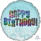 Happy Birthday Rainbow Sequins Balloon