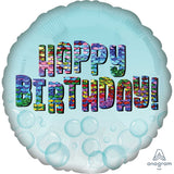 Happy Birthday Rainbow Sequins Balloon