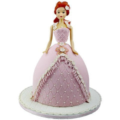 Doll Cake Topper - Red Hair