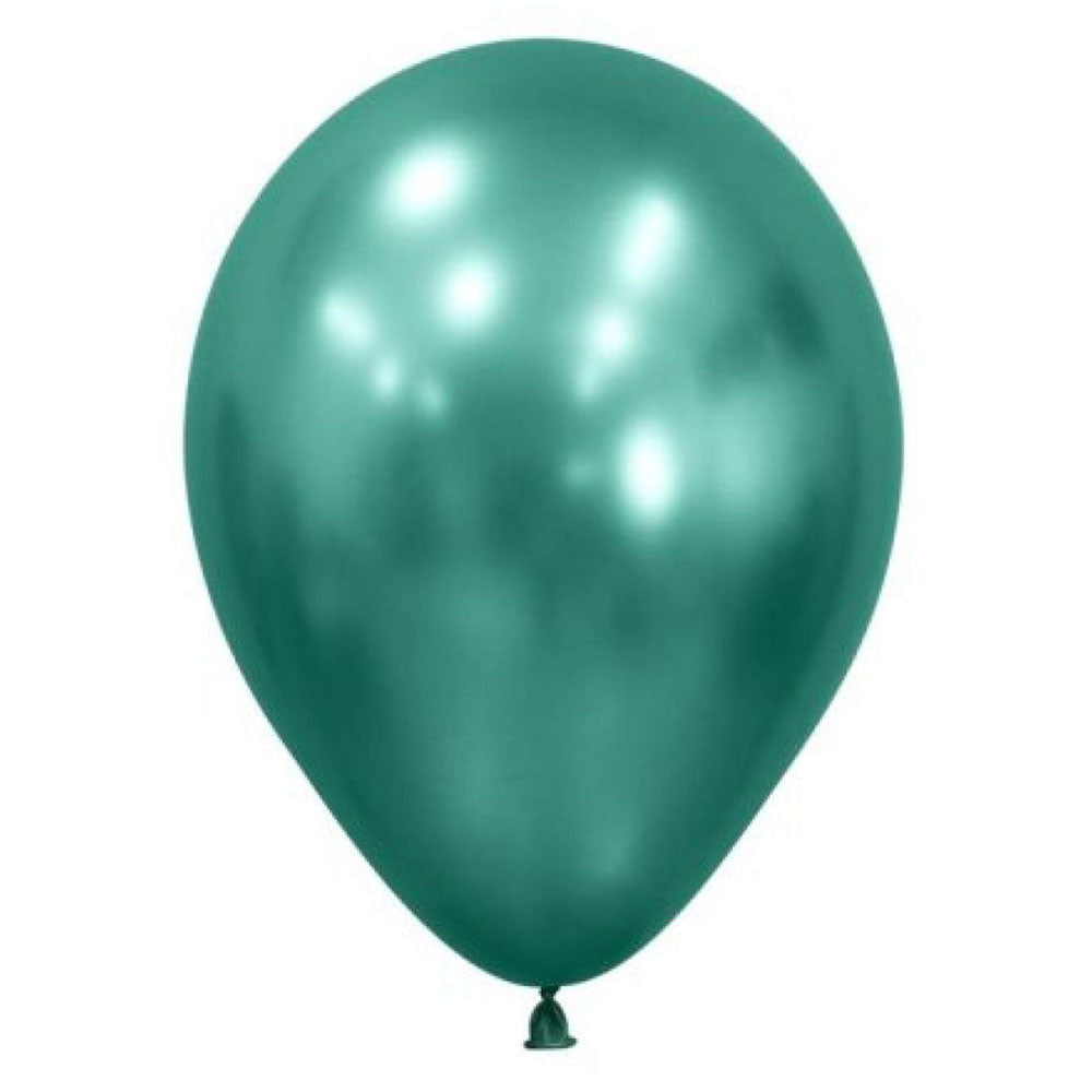 Metallic Aurora Green Balloons