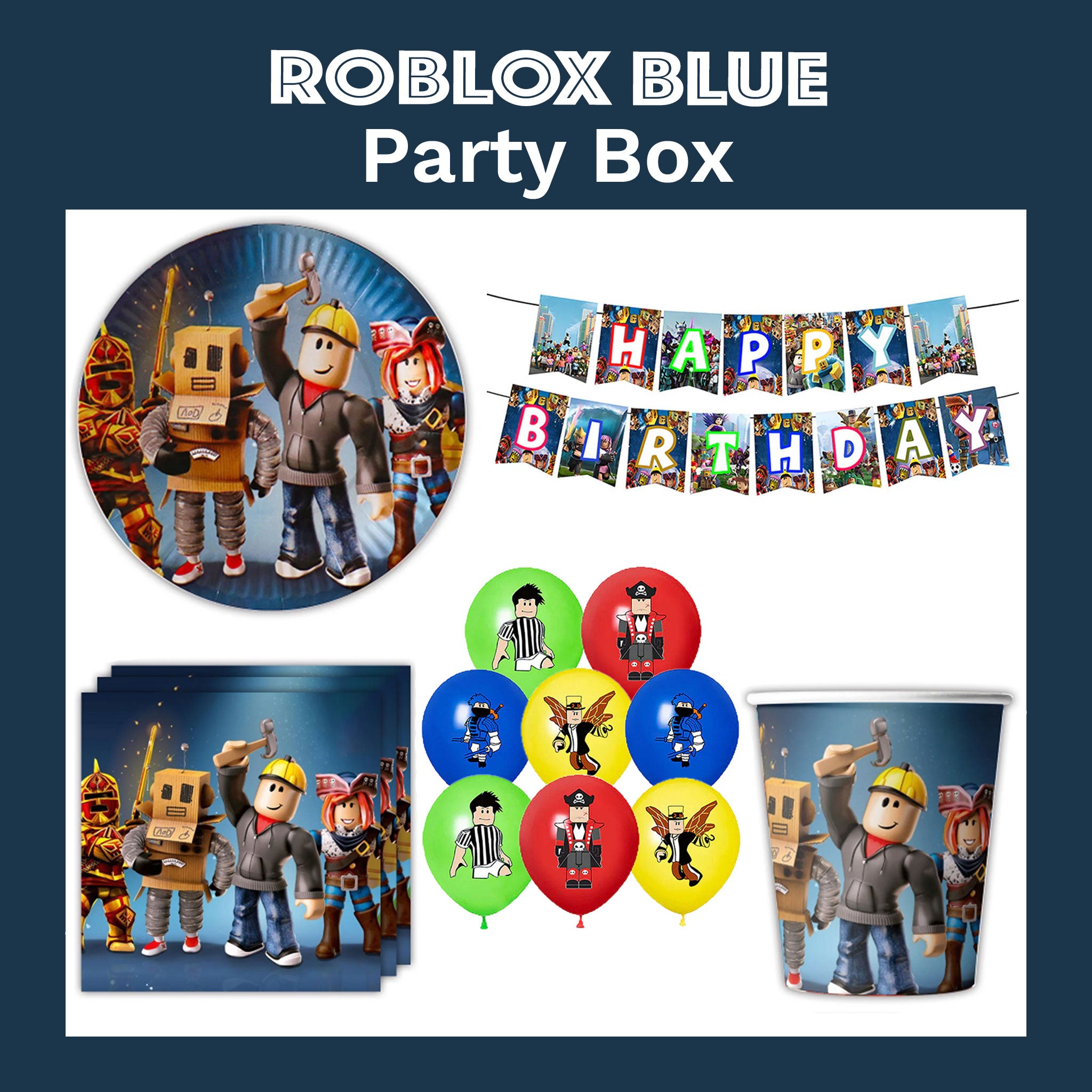 Roblox Blue Party Box