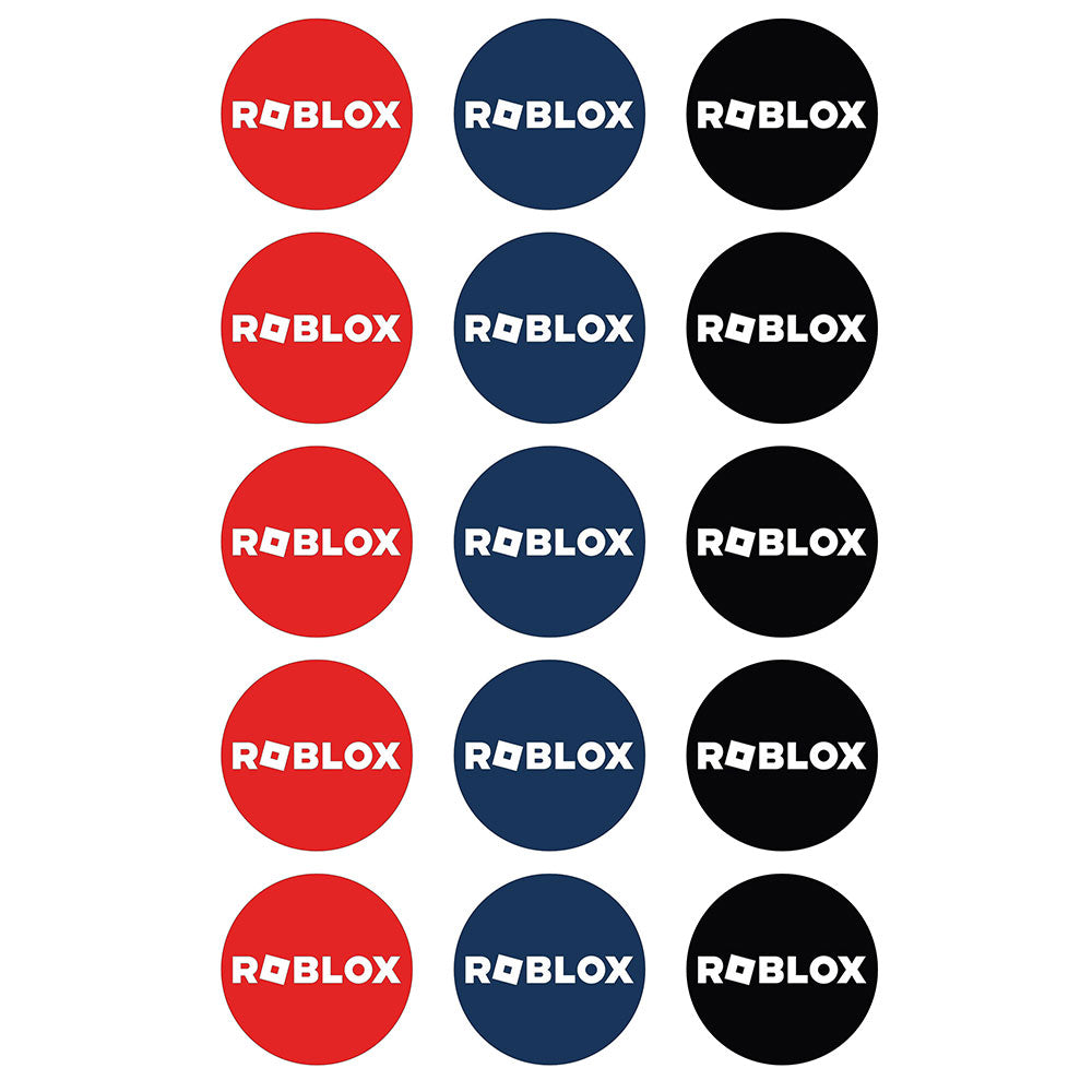Roblox Logo Edible Icing Cupcake Images