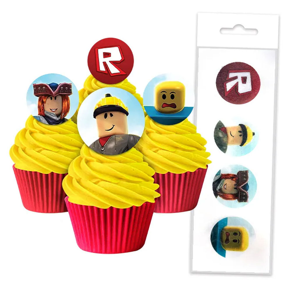 Roblox Edible Wafer Cupcake Toppers 16pk