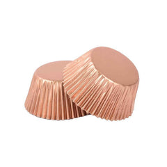 Rose Gold Foil Baking Cups 50pk