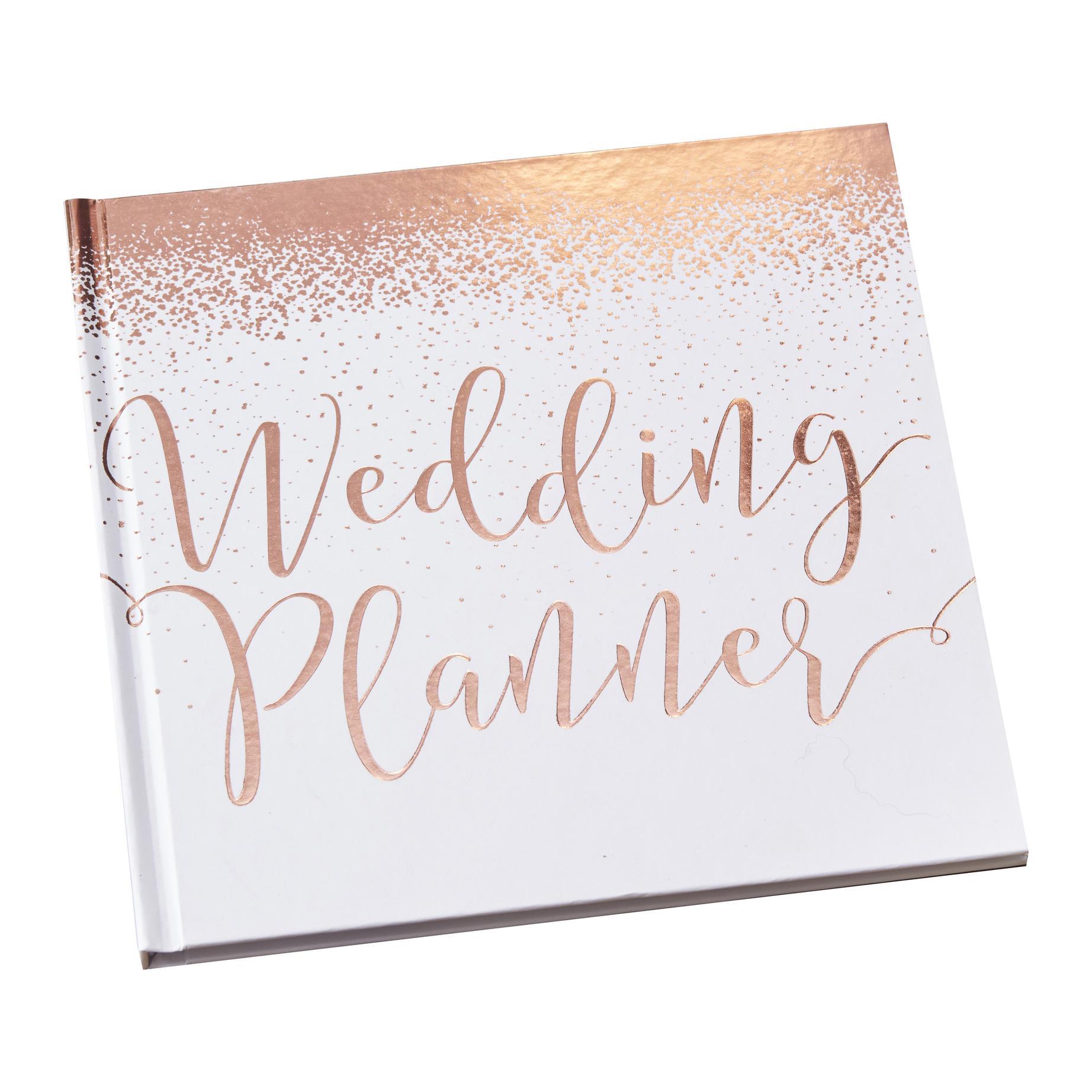 Rose Gold Wedding Planner Book