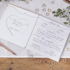 Rose Gold Wedding Planner Book