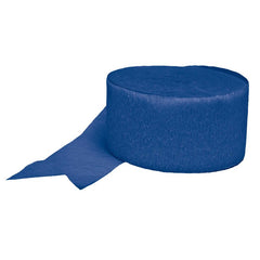 Royal Blue Crepe Streamers