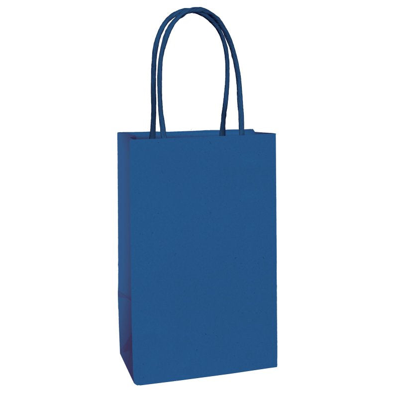Royal Blue Kraft Treat Bags 8pk