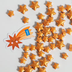 Gold Stars Sprinkle Charms