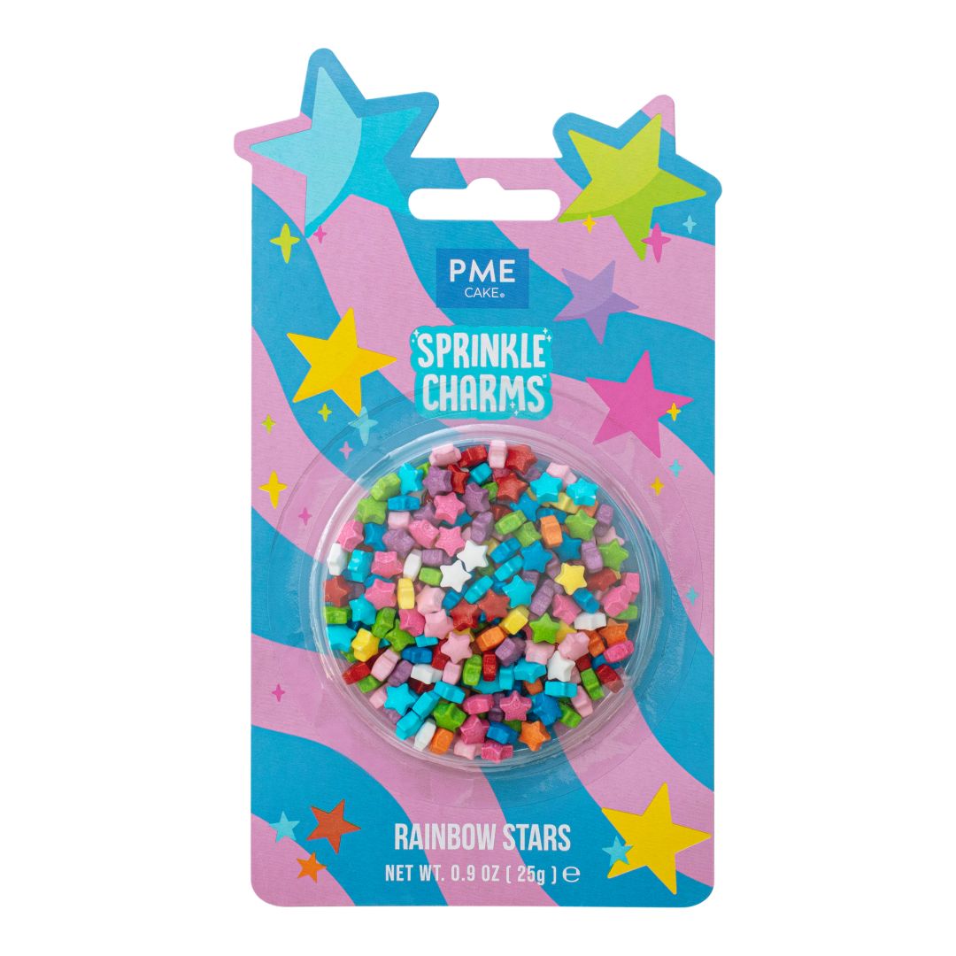 Rainbow Stars Sprinkle Charms NZ | The Party Room