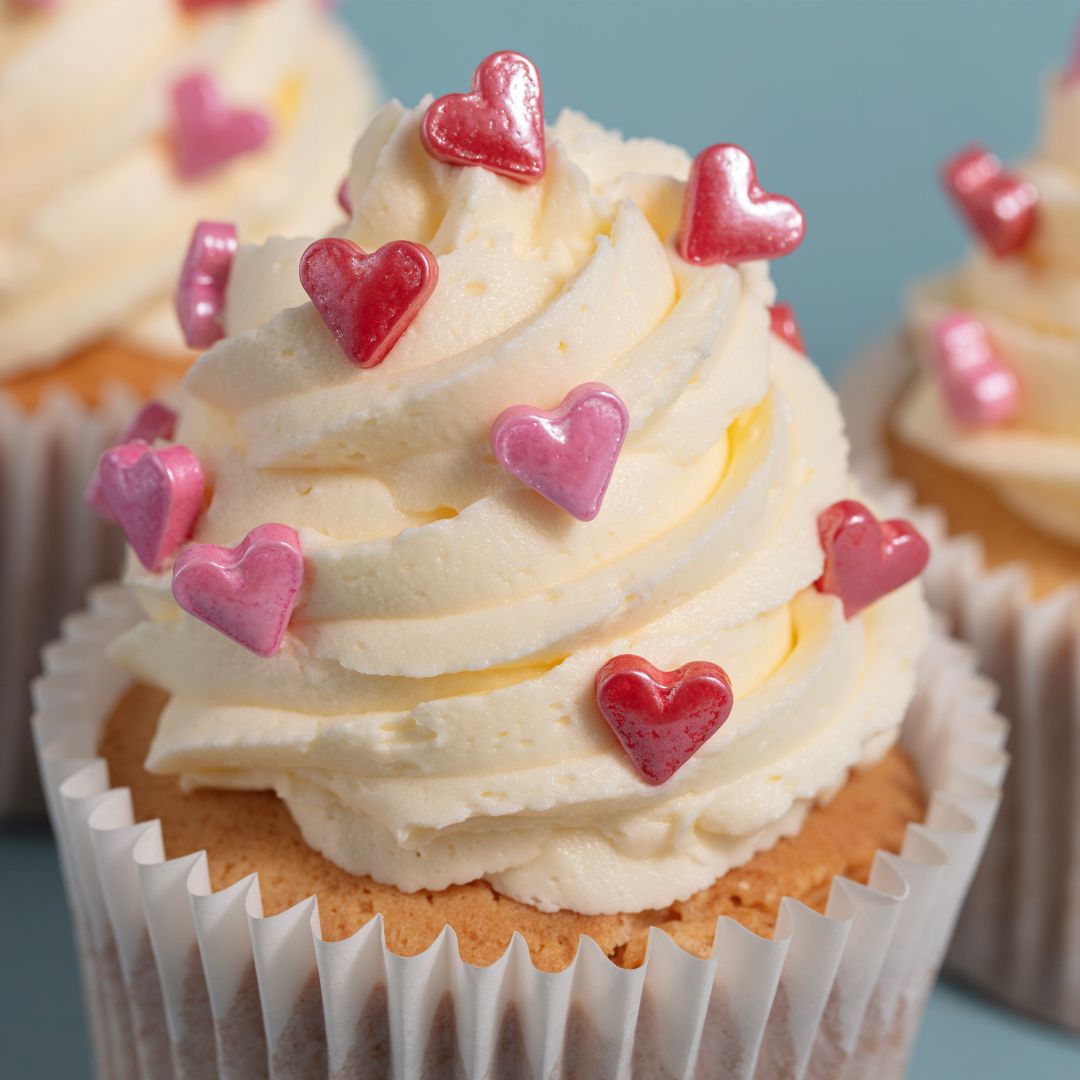 Pink Hearts Sprinkle Charms