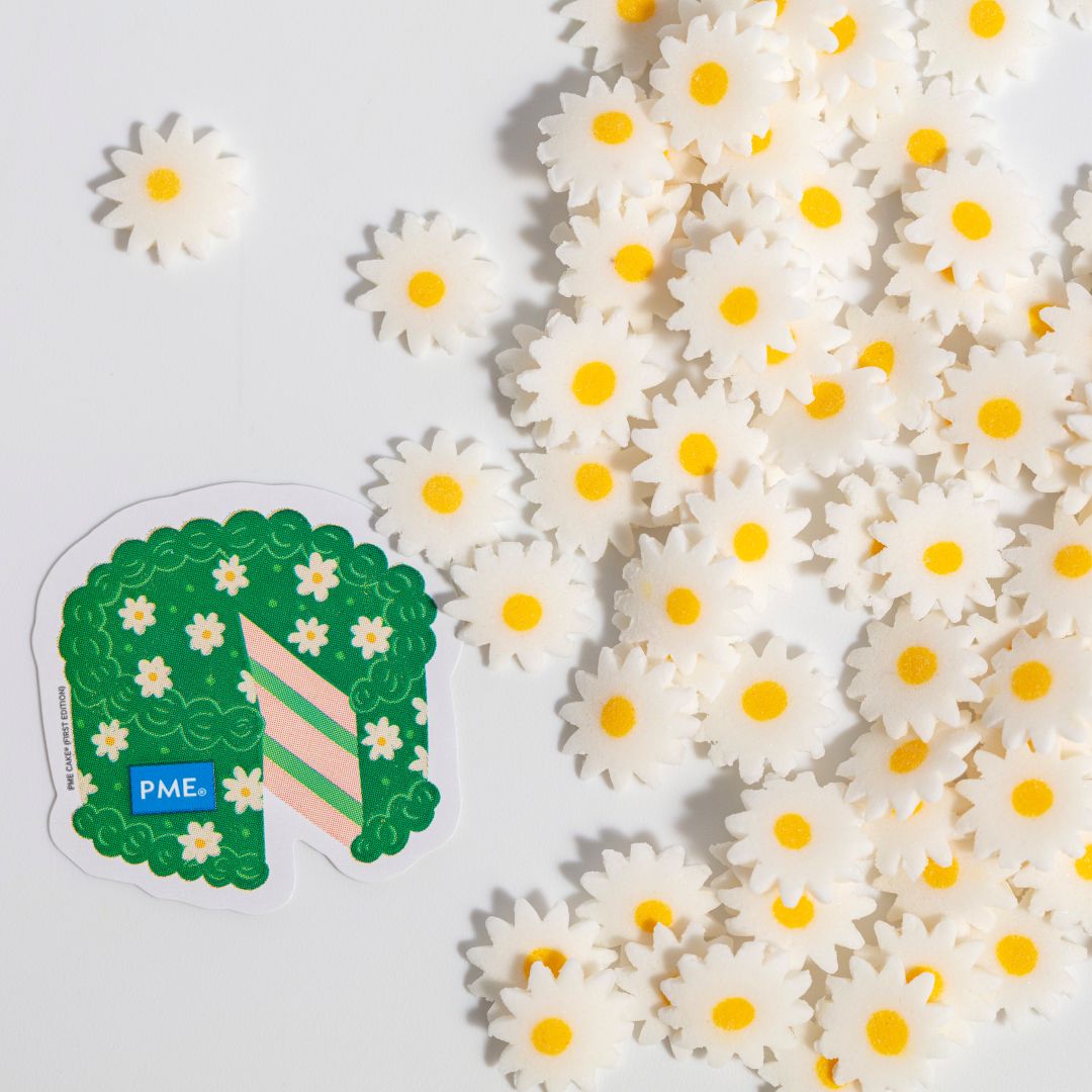 White Daisies Sprinkle Charms