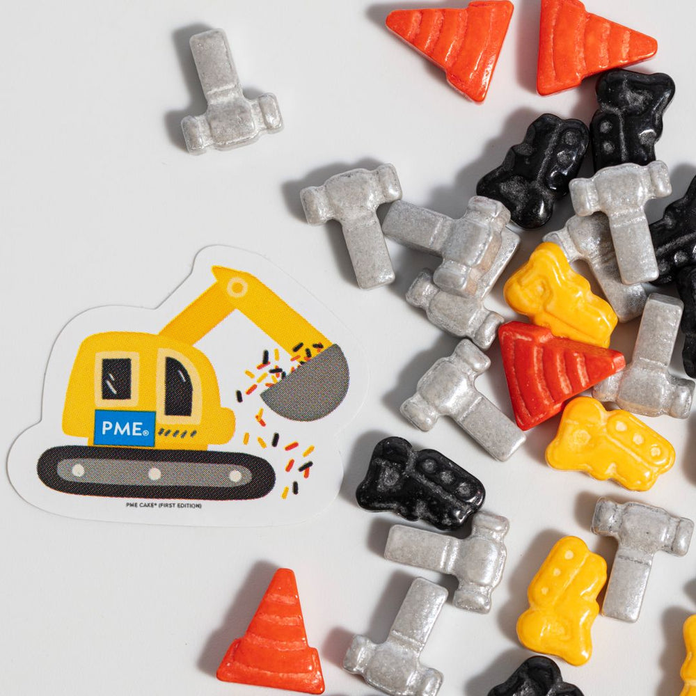 Construction Site Sprinkle Charms