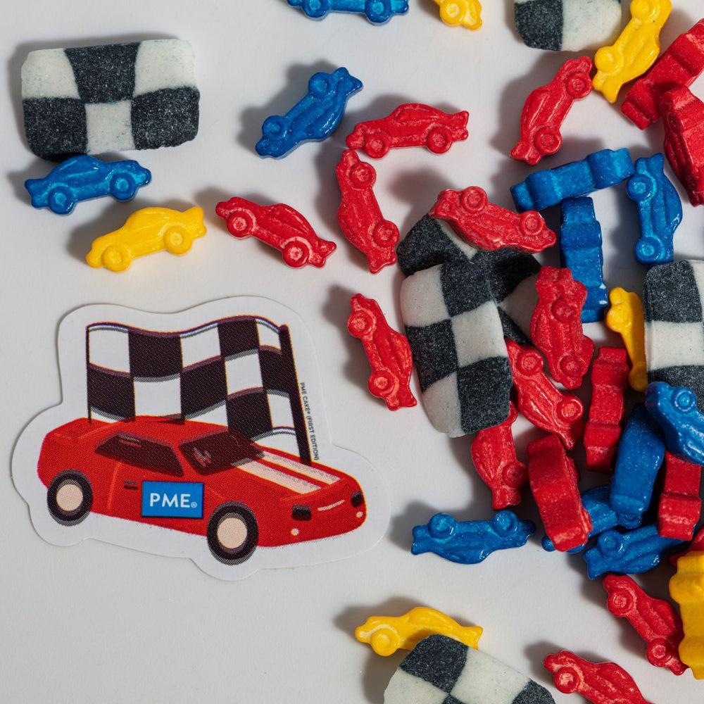 Racing Cars Sprinkle Charms