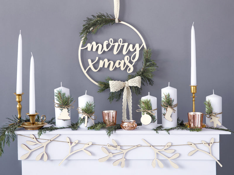 White Pillar Candles 6pk