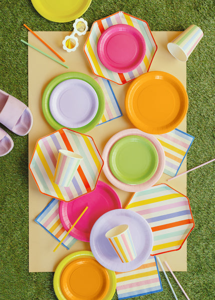 Colourful Stripe Napkins 20pk