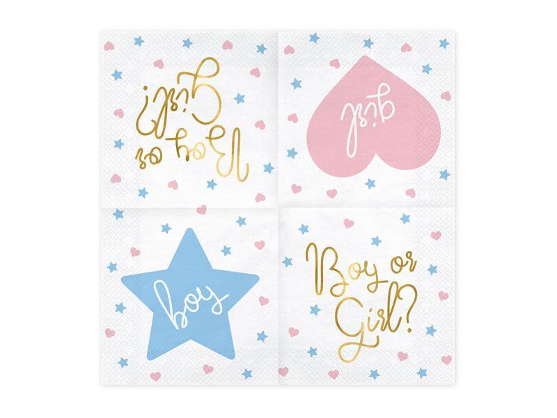 Boy or Girl Napkins 20pk