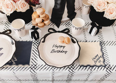 Bow Happy Birthday Napkins 12pk