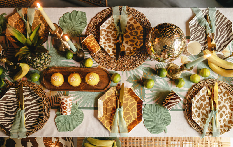 Monstera Leaf Napkins 12pk