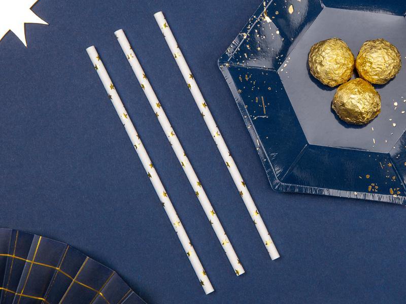 Gold Star Straws 10pk