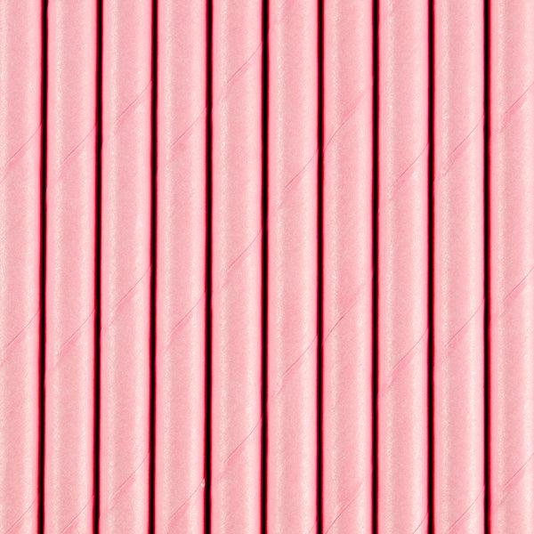 Light Pink Straws 10pk