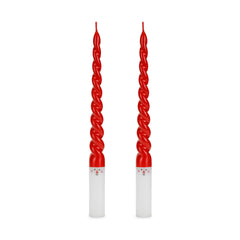 Santa Taper Candles 2pk