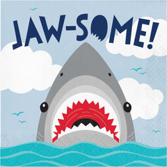 Shark Party Napkins 16pk