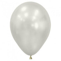 Silk Oyster White Balloons