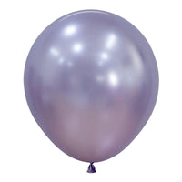 45cm Silk Light Amethyst Balloons