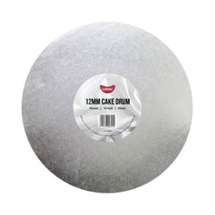 Silver Round Cake Drum Board 25cm/10in