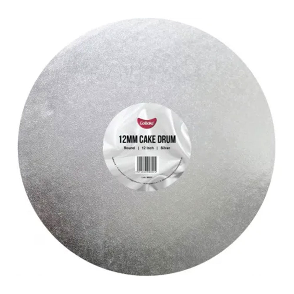 Silver Round Cake Drum Board 30cm/12in