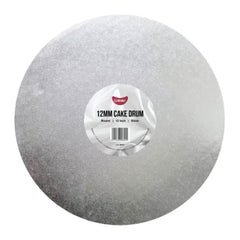 Silver Round Cake Drum Board 30cm/12in