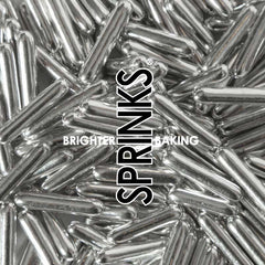 Silver Rods Sprinkles