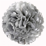 Silver Pom Pom (Puff Ball)