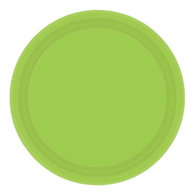 Lime Green Plates 20pk