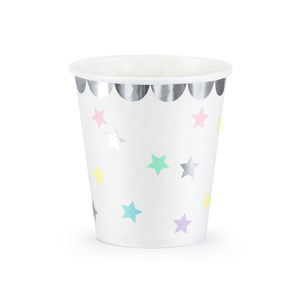 Unicorn Star Cups 6pk